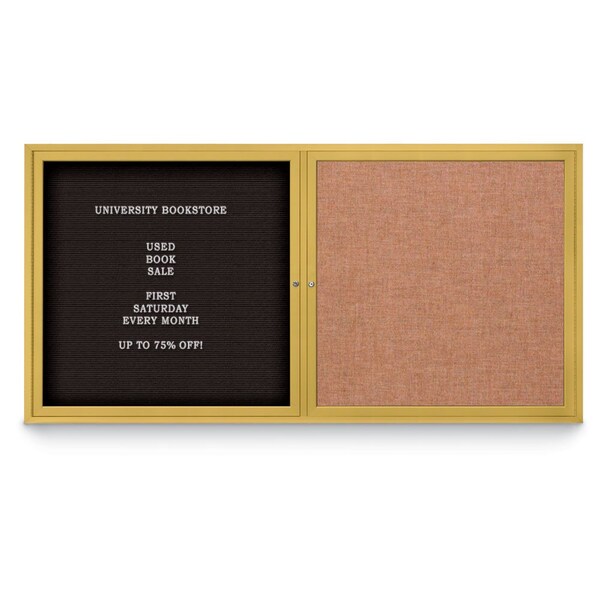 Corkboard, Cobalt Accent/Satin, 72"x36"